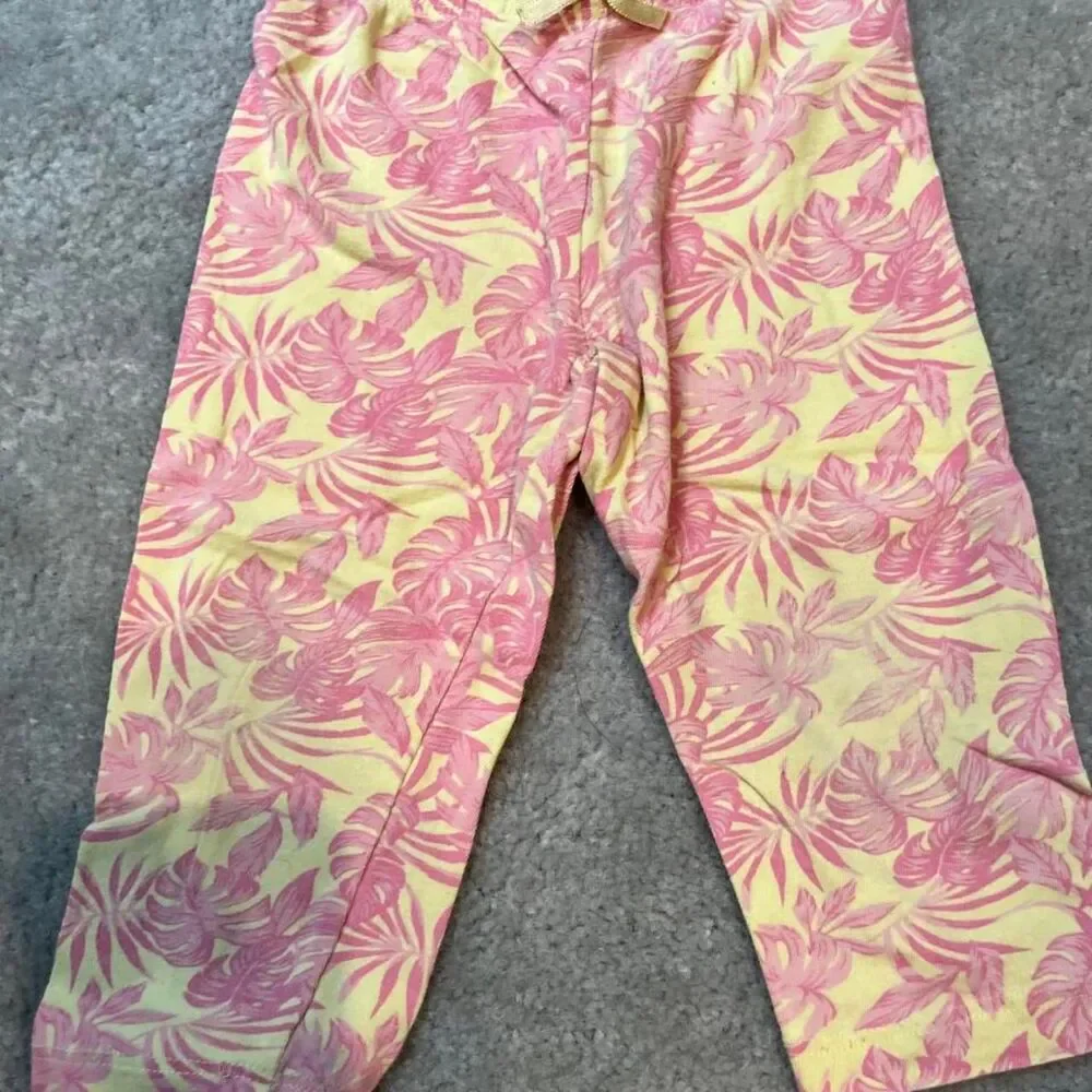 2x baby girls leggings